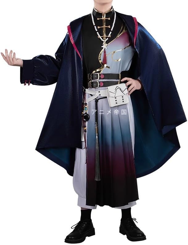 XINQPJSKL] 四季凪アキラ 中華風新衣装 コスプレ衣装(ウィッグ 靴