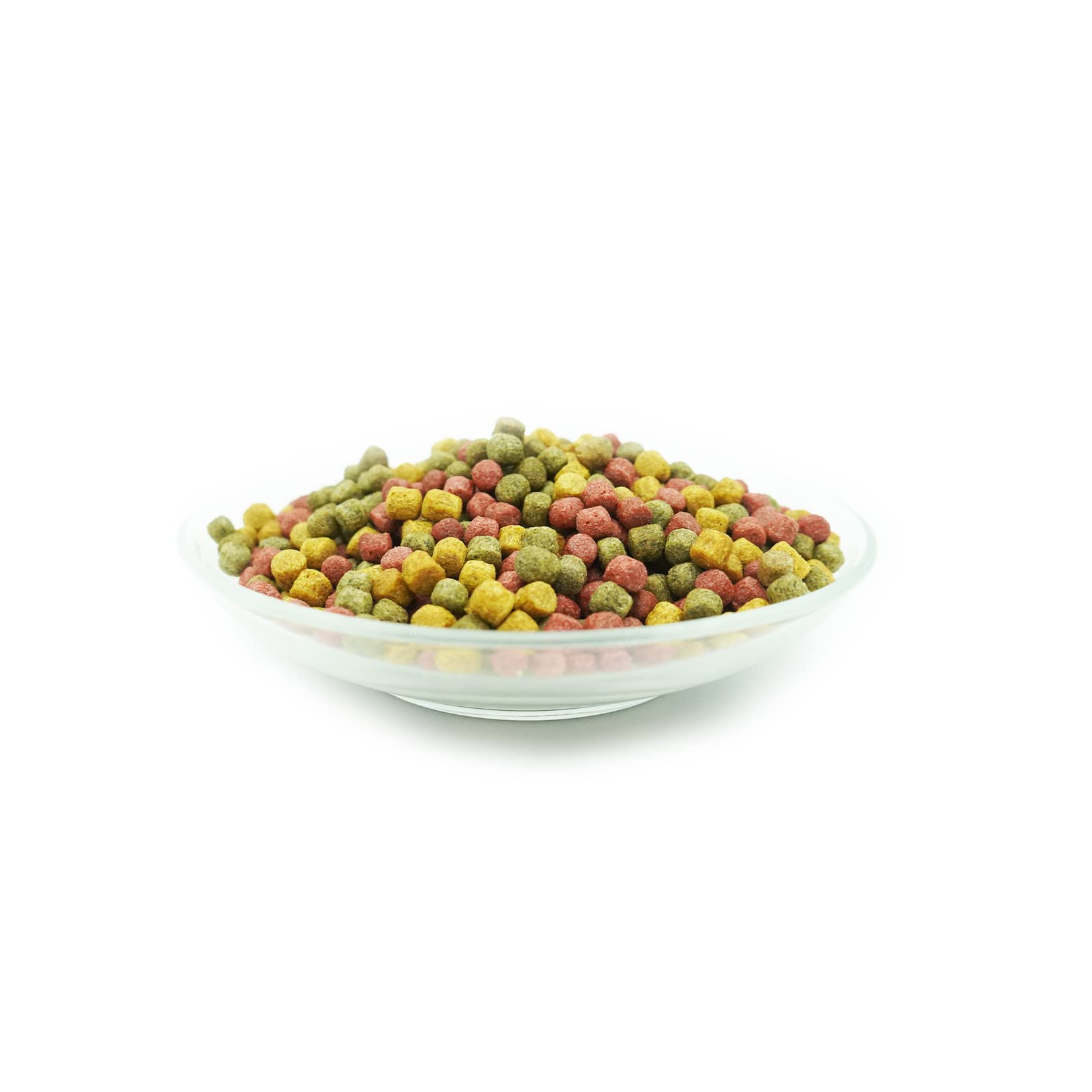 AQUARIS Koi Profigranulat Medium per pesci da laghetto sono galleggianti, non intorbidiscono l'acqua del laghetto e contengono molti nutrienti con elementi utili 5,6 L - 1,96 kg