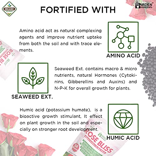 Image of Rose Bliss Fertilizer for Rose Plants | Bloom Booster for Flowering & Growth | Promotes Healthy Roots & More Flowers (1Kg)