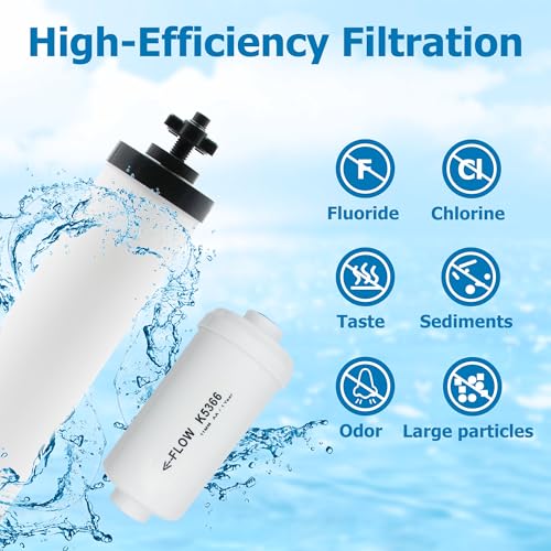 Image of Ceramic Water Filter Replacement for Berkey BB9-2 & PF-2 Fluoride Filters