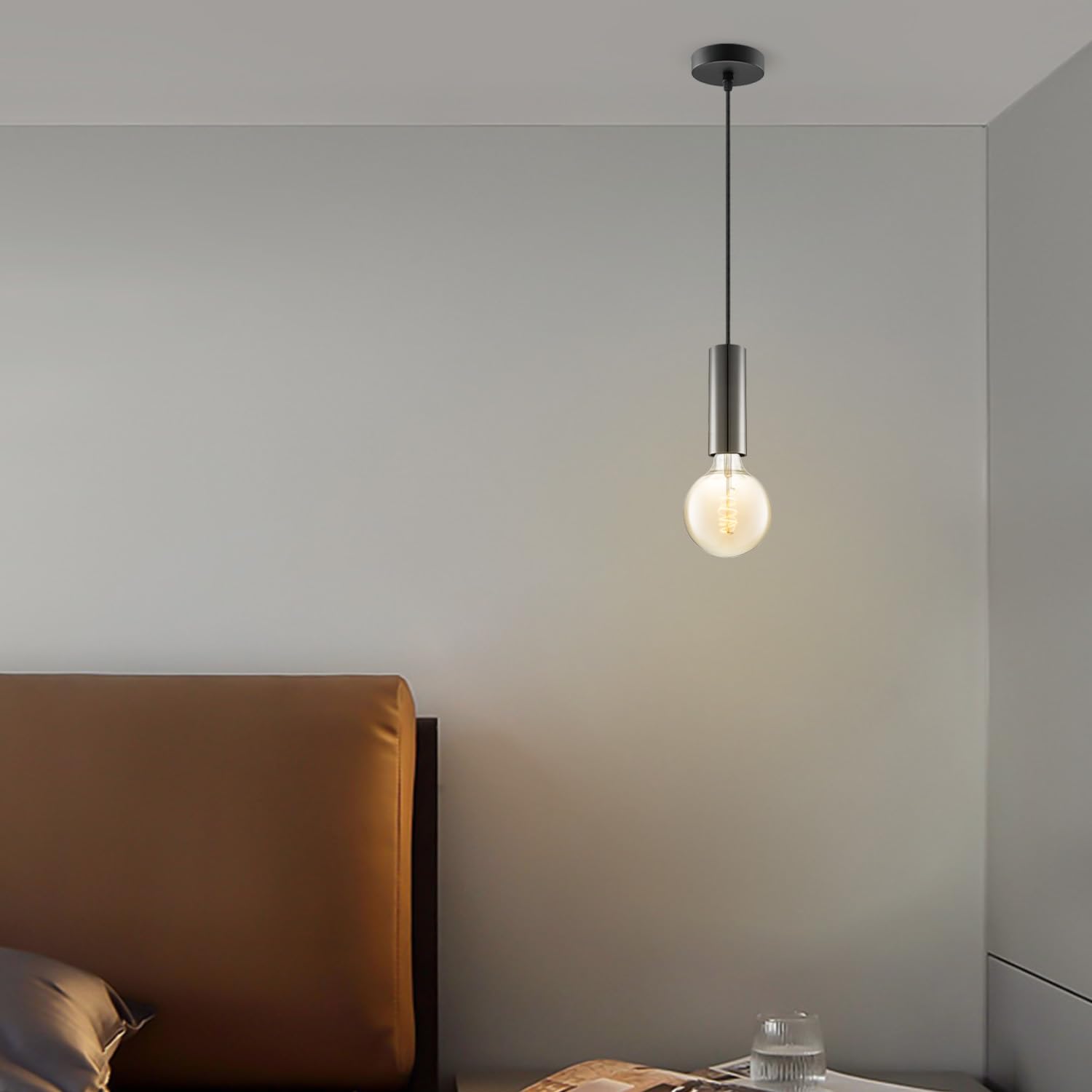 Moderne Hanglamp Capri - Rook - 10/10/138cm - hanglamp gemaakt van Glas en Hout - geschikt voor E27 LED lichtbron - Dekra getest - Pendellamp geschikt voor woonkamer, slaapkamer en keuken Moderne Hanglamp Capri - Rook - 10/10/138cm - hanglamp gemaakt van Glas en Hout - geschikt voor E27 LED lichtbron - Dekra getest - Pendellamp geschikt voor woonkamer, slaapkamer en keuken