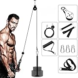 💪 【 Multi-Übungs-Methoden 】 Das Kürbis-Schnallen-Design bietet Ihnen eine Vielzahl von Optionen, wie Sie trainieren möchten, wie Pull-Down und Lift. und welche spezifischen Kabelübungen Sie mit den verfügbaren Werkzeug-Sets einbauen können. Es ermöglicht Ihnen, Bizeps, Trizeps, Schultern und Rücken zu trainieren. Zum Beispiel: Bizeps-Curl, Trizeps-Pull-Down, Latitude Pull Down, Line, Fly.