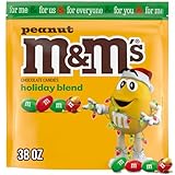 M&M'S Holiday Peanut Chocolate Christmas Candy Party Size, 38-ounce Bag
