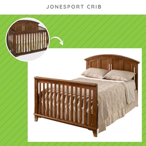 Cc Kits Full-Size Conversion Kit Bed Rails For Westwood Design’s Brookline, Dakota, Geneva, Hanley, Jonesport, Meadowdale, Monterrey By Bedford Baby, Stratton & Waverly Cribs (Tuscan) #TOP3