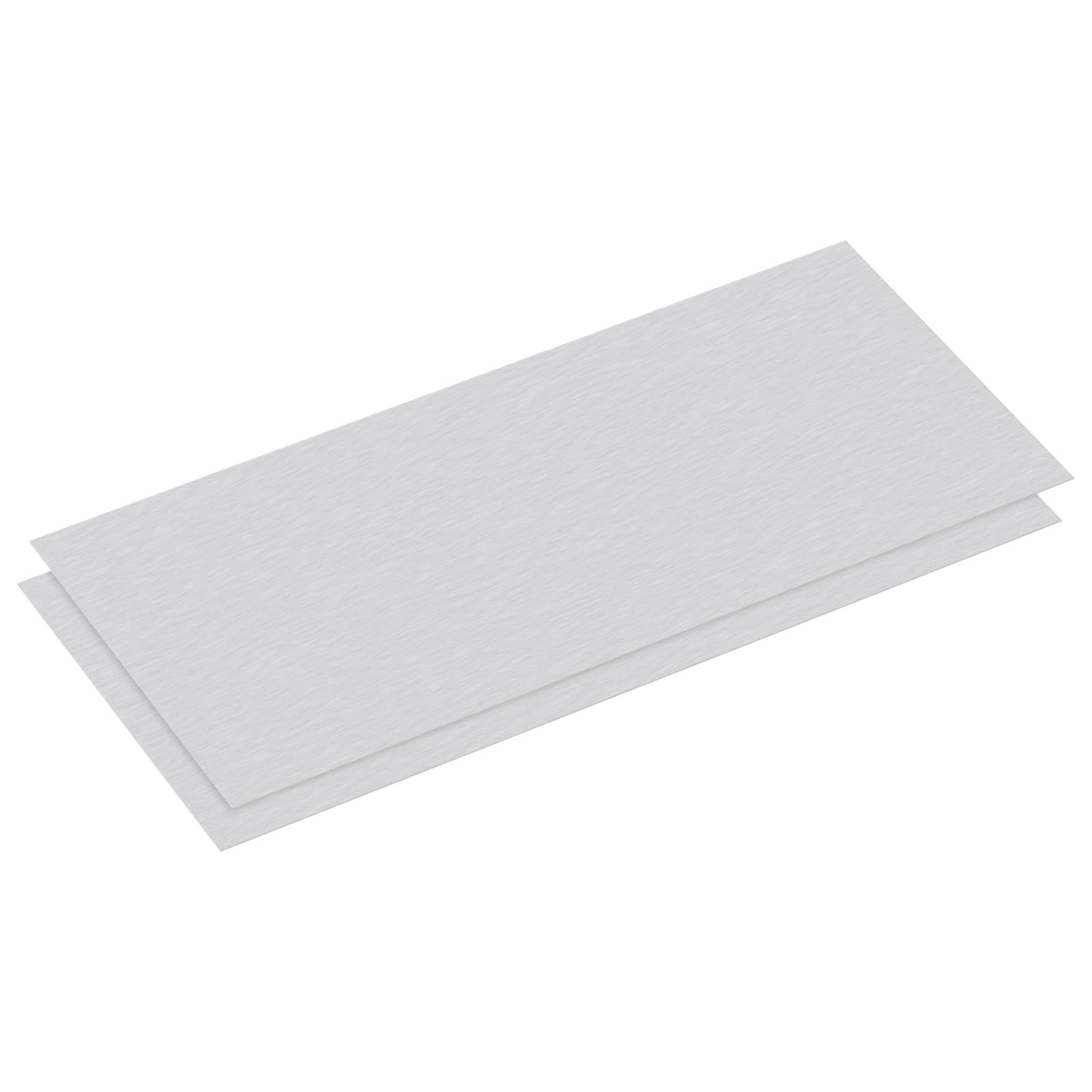 uxcell 6061 Aluminum Sheet, 300mm x 150mm Rectangle Aluminum Plate 0.5mm Thick Flat Metal Stock with Protective Film, 2Pcs-image-49