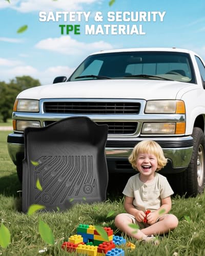 Image of Truck Floor Mat for Silverado Sierra 1500 2500 3500 1999-2006 Extended Cab