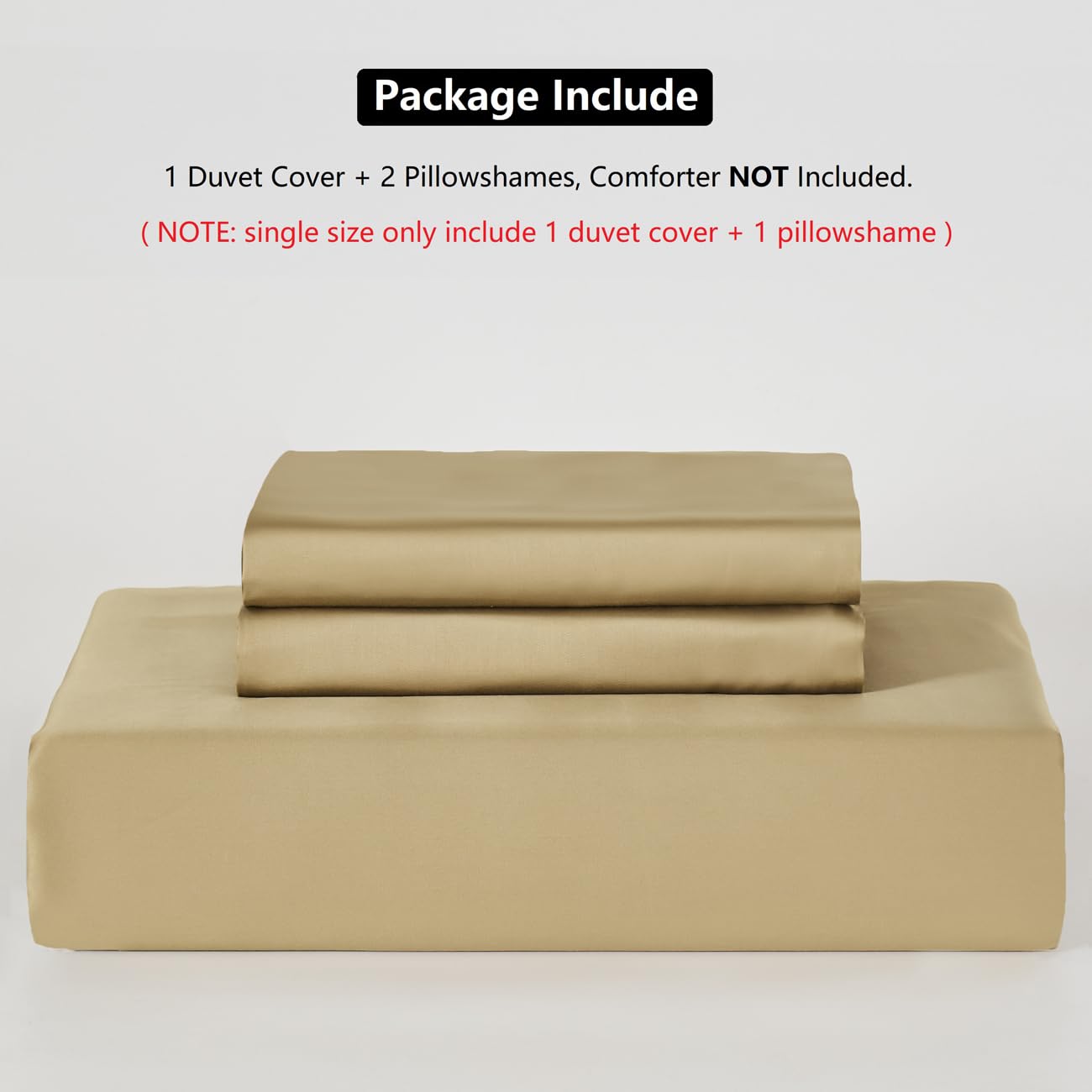 DOZ By SIJO Set Copripiumino In 100% Bambù Biologico, 1 Copripiumino E