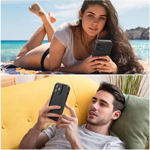 Image of Scalebee Case Cover for Mi Redmi 13 5G / Poco M6 Plus 5G, Black | Matte Soft, Flexible Silicon, Shockproof, Camera Protection