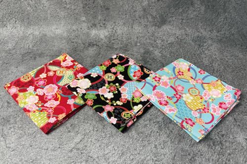 Terra Distribution Square Cute Scarf [ Made in Japan ] Japanese Design Bandanas Hair/Head Scarves for Women and Men3