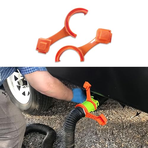 Image of 2PCS RV Sewer Hose Wrench, RV Sewer Cleanout Cap Remover, Multi Purpose Fittings Wrench for Connecting and Disconnecting Sewer Hoses, Fits Most 3 Inch and 4 Inch Male /Female RV Sewer Caps