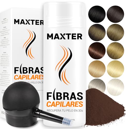 Calvitie masquée : poudre cheveux Maxter châtain rouge pour retrouver densité et volume