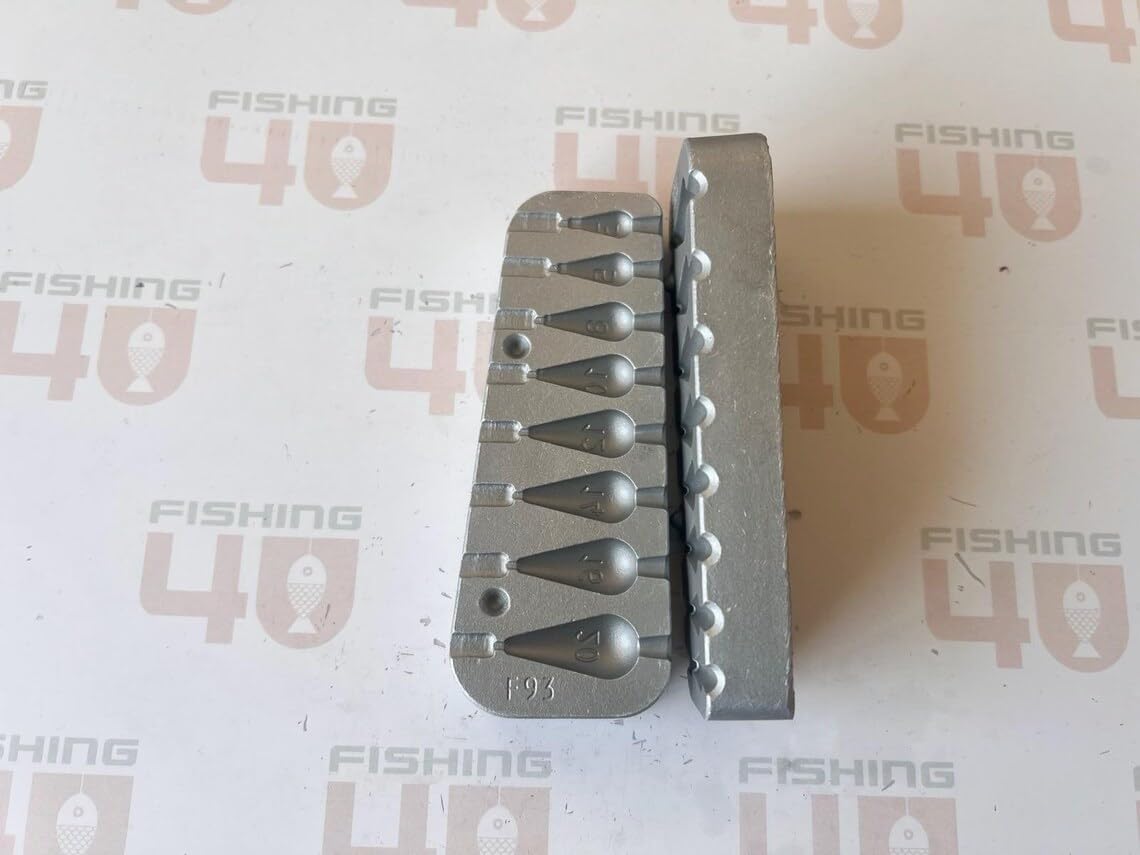 Pera Bomb Ledger 3-5-9-10-13-15-18-20g / Molde para peso de pesca
