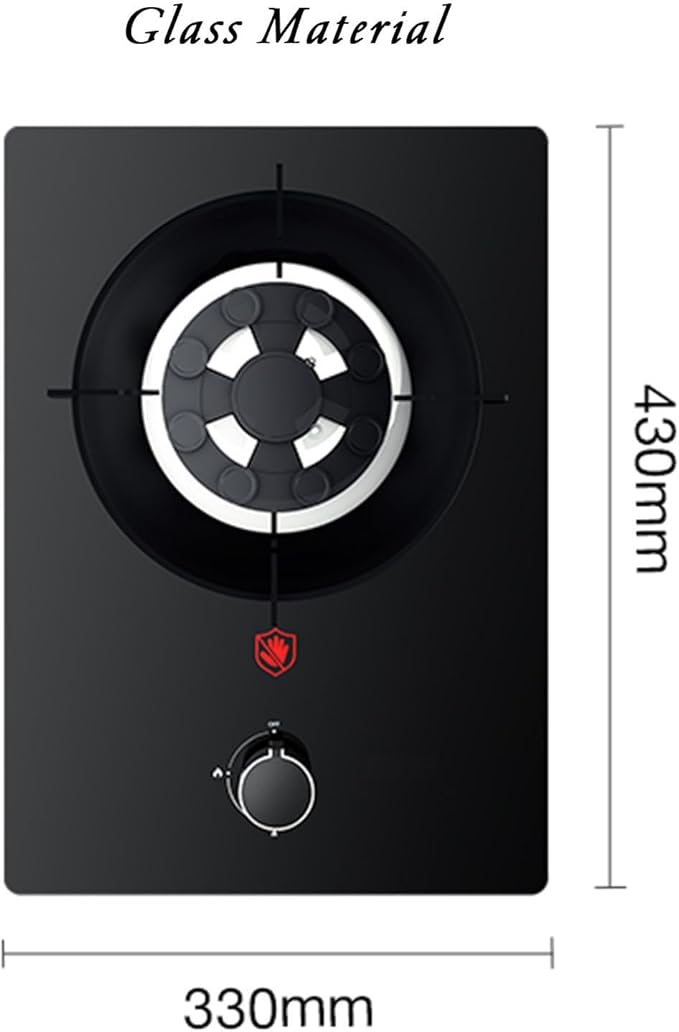 Estufa de Gas con 1 Quemador, Vidrio Templado, Portátil miniatura 3