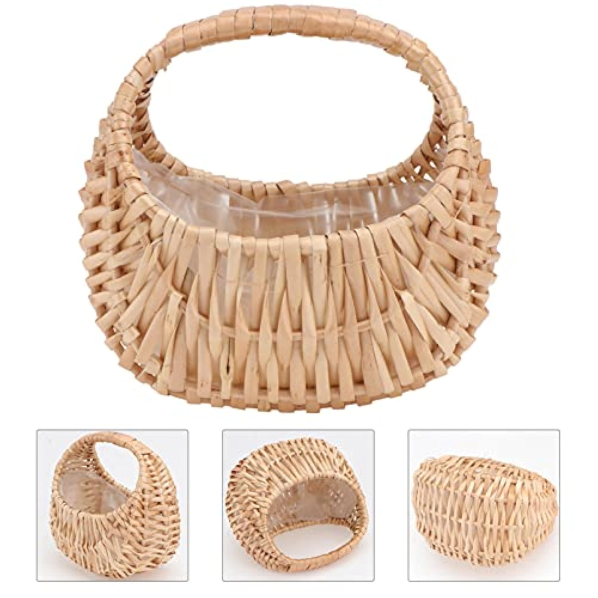 Handmade Willow Woven Storage Basket for Kitchen