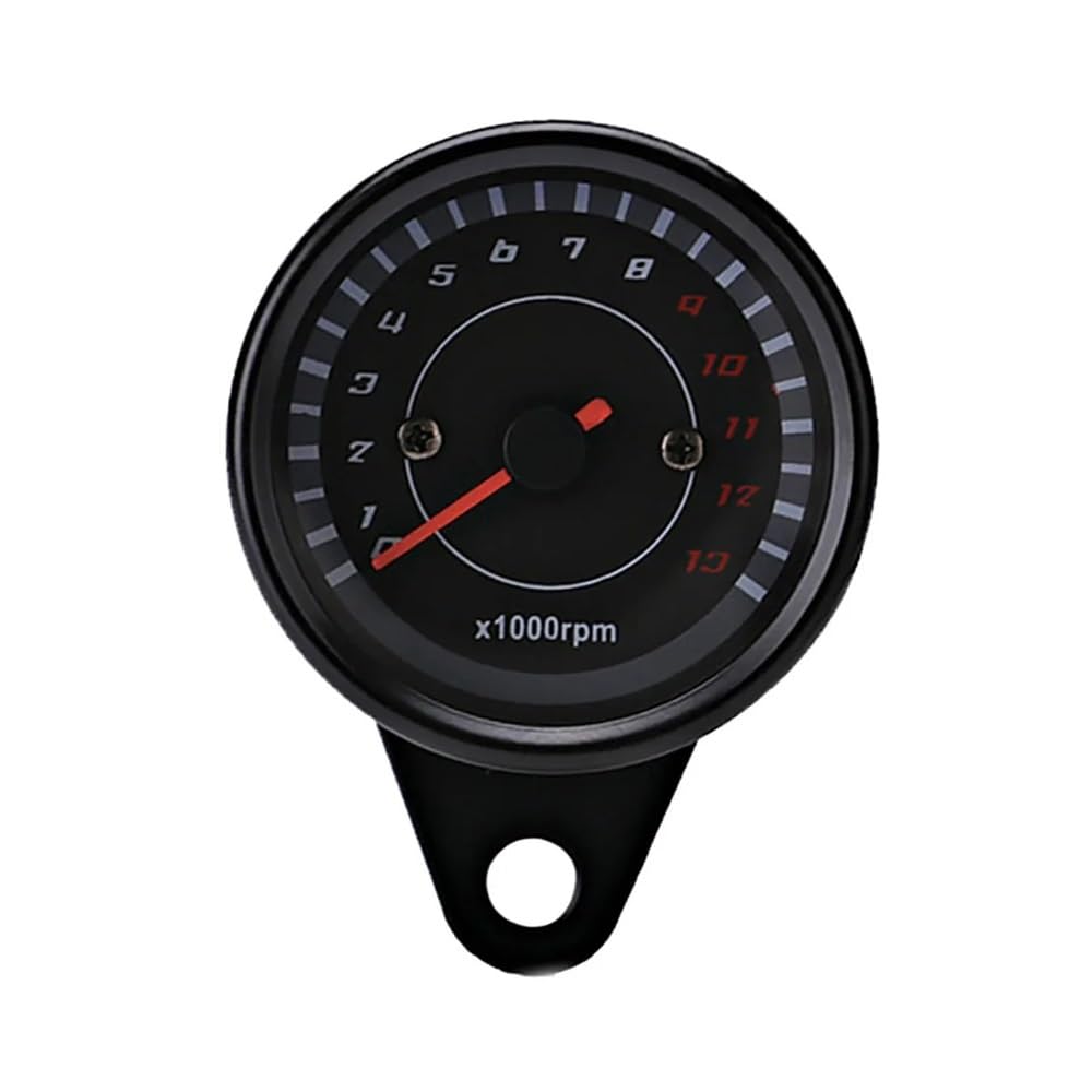 Moto Contagiri doppio Contagiri per motocicletta con retroilluminazione a LED, indicatore contagiri 13000 giri/min per Harley DC 12V