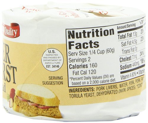 Underwood Liverwurst Spread 4.25 Ounce (Pack Of 3) #TOP2