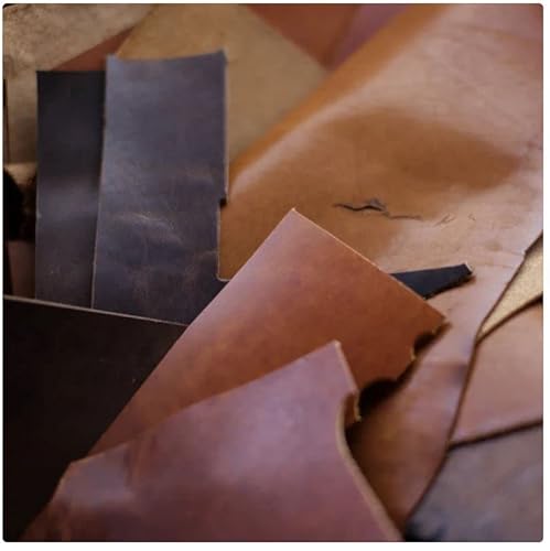 Large Sheets Of Leather Scraps For Crafts Sewing Hobby Workshop Crafting Leather Sizes, And Shapes - 5-15 Large Sizes Pieces (3Lb) #TOP1