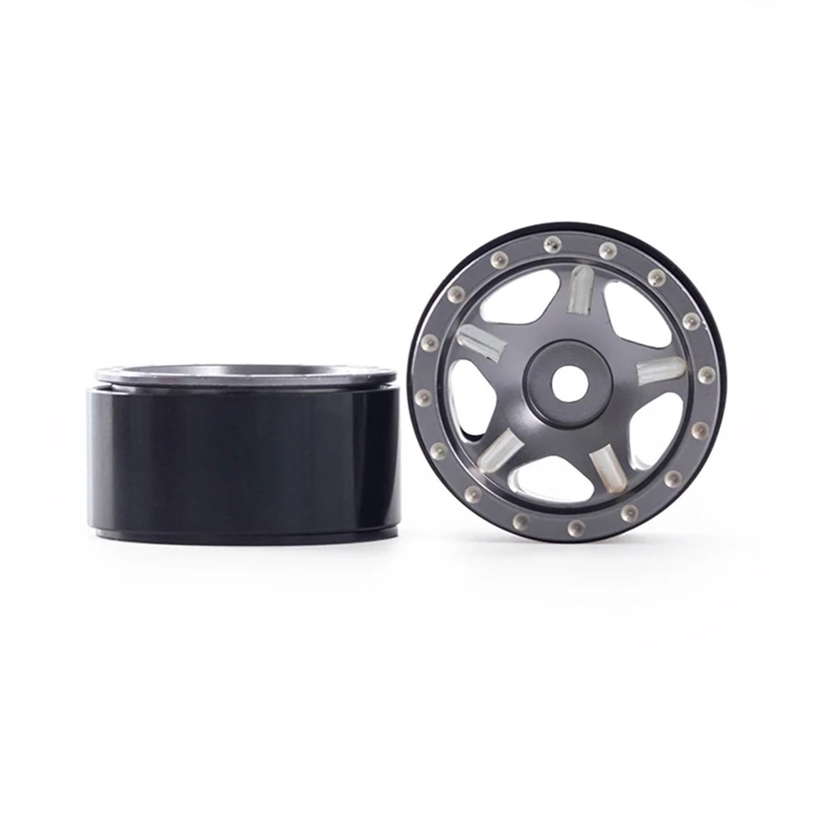 Compatibile Con AX24 Per Wrangler Per JLU Per Deadbolt C10 B17 Cerchi In Metallo Da 1.0 Pollici Pneumatici In Gomma Per 1/24 1/18 RC Crawler RC Pneumatico RC Car Ruota