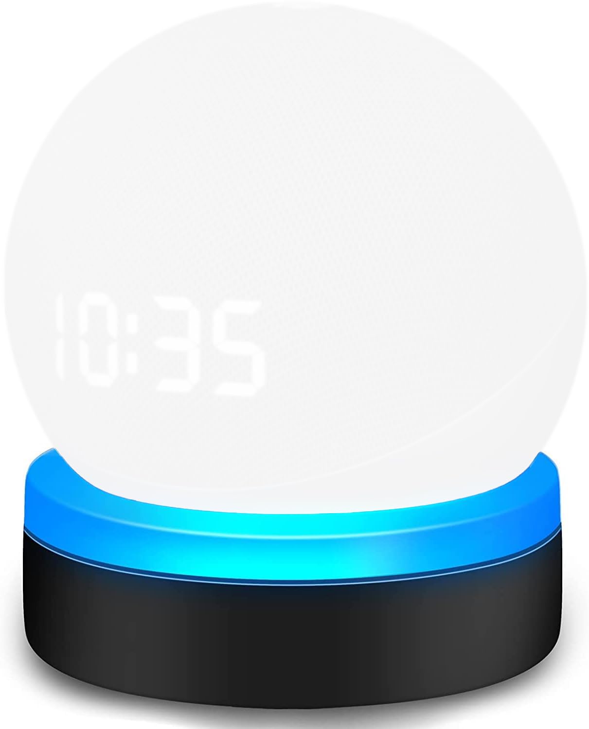 Holder For Amazon Echo Dot 4 / Echo Dot 5 (Not include echo dot),with Luminescent Desktop Stand Accessories with Integrated Cable Management, No Screws Required, Speaker Rack (White) WL808