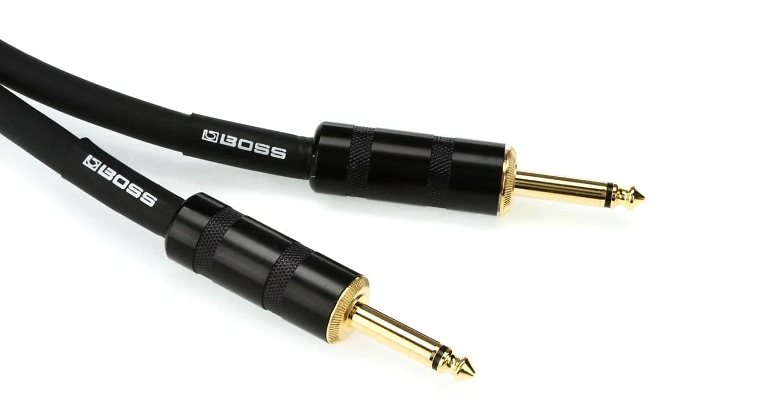 BOSS 3-Feet (1m) Speaker Cable, 14GA / 2x2.1mm2 (BSC-3), Medium