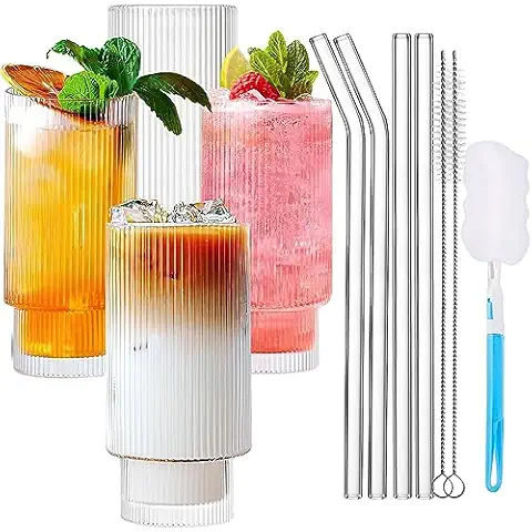MOYKSRR Lot de 4 Verres à Cocktail Cover