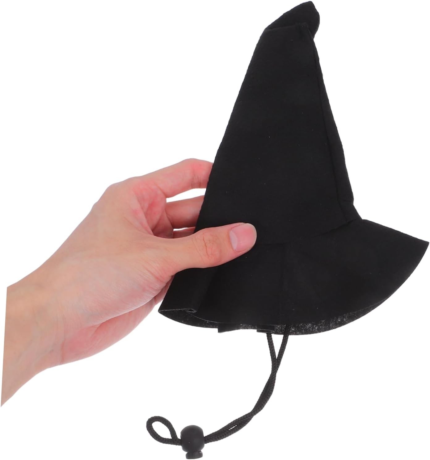 2pcs Halloween Witch Hats for Dolls Pets Spooky Party Accessory Nonwoven Craft Decoration for Holiday Celebrations Comfortable Wear Fun Holiday Charm