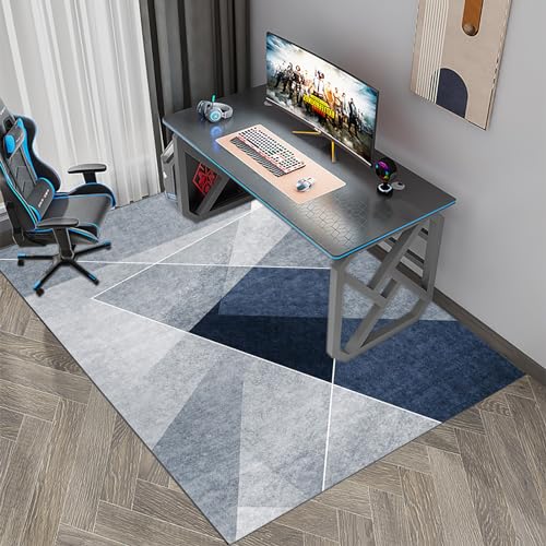 Tapis de protection de sol antidérapant grand format pour fauteuil de bureau
