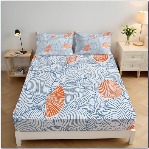 Drap housse 90x190 drap housse microfibre bleu clair lavable pour matelas - 2