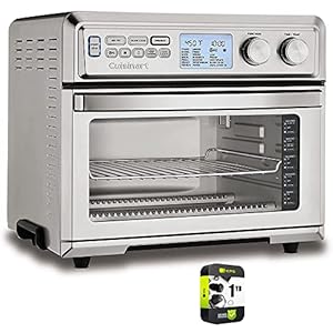 Cuisinart TOA-95 Large Digital AirFry Toaster Oven Bundle with 1 YR CPS Enhanced Protection Pack