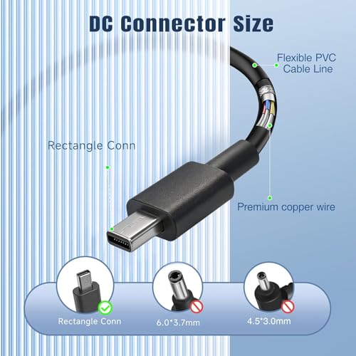 Image of 280W Laptop Charger Compatible with ASUS ROG Strix G18 G16 (2025) G815 G615, TUF Gaming F16 FX608, Zephyrus G14 G16, 20V 14A Adapter, Fits ADP-280BB B Rectangle Conn Tip