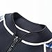 LayaTone Wetsuits Jacket Adults 3mm Neoprene Tops Swim Canoe Surf Snorkeling Scuba Diving Suit Top Women Rash Guard Long Sleeves Wet Suits Tops Men (Blue-Lycra Sleeve,S)