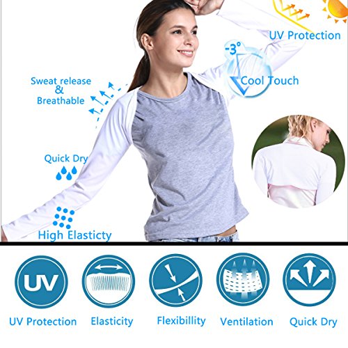 Women Golf Cooling Shawl - Breathable Arm Sleeve Shrug
