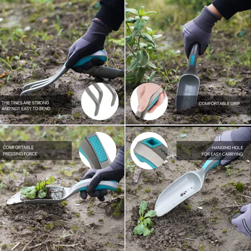 Set de 3 herramientas de jardinería de aluminio GOODSMANN miniatura 5