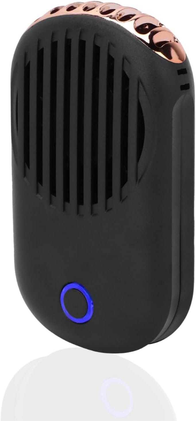 FILFEEL Eyelash Fan for Lash Extensions Multi-Functional Portable Handheld USB Rechargeable Air Conditioning Cooling Fan for Eyelash Extension Glue Dryer (Black)
