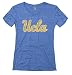 UCLA Bruins Womens Logo Straight Tri-Blend Short Sleeve T-Shirt - Royal , Womens Medium