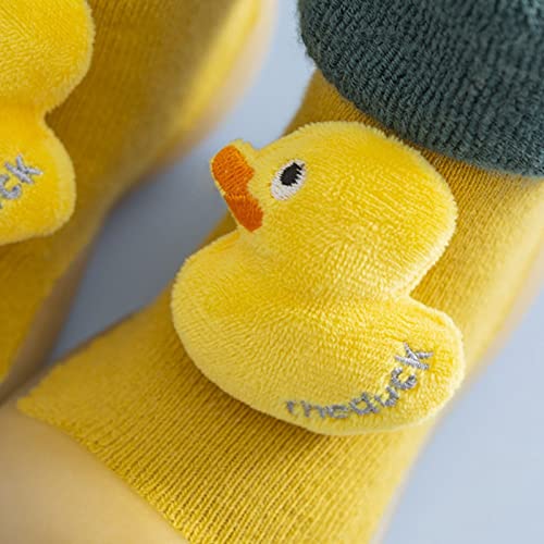 Infant Boys Girls Socks Shoes Toddler Shoes Floor Socks Shoes Cartoon Cute Outwear Boys Canvas Shoes Size3