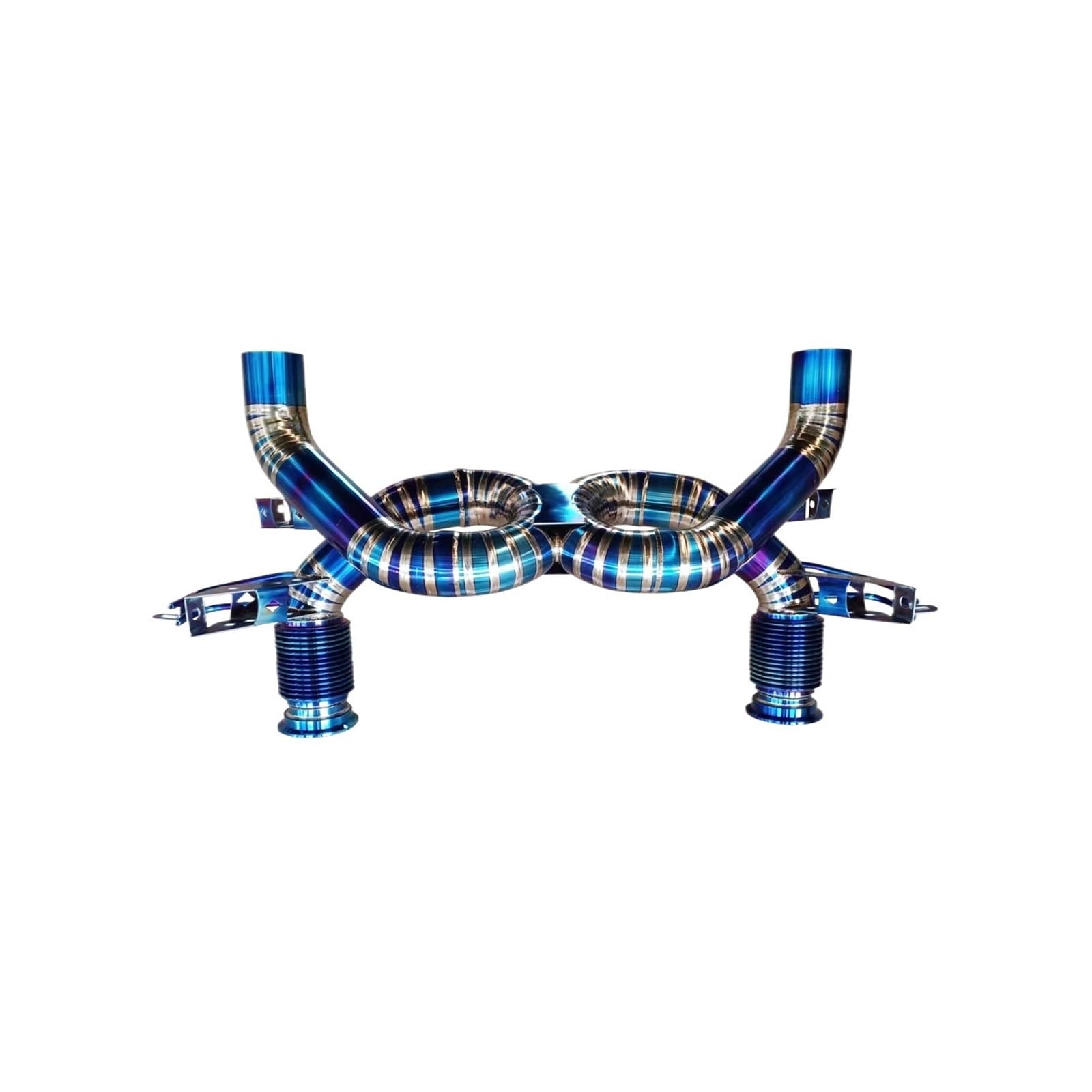 Boshu daili store Compatible With Huracan Compatible With EVO 5.2L Catback Exhaust System Pipe Electric Control Valve Car Muffler Cutout Sound Modify DIY (Color : Titanium Alloy Kit)