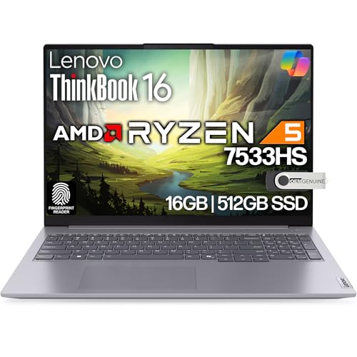 Amazon.com: Lenovo ThinkBook 16 G7 Business Laptop, 16” FHD+, AMD