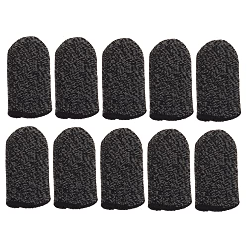 Consejos y reviews para comprar Guantes de algodon negro que puedes comprar esta semana. 37 VILLFUL 10 Piezas Cubierta De Dedo Táctil De Pantalla Cubierta De Dedo De Juego Manga Del Pulgar Del Juego Protectores De De Algodón Mangas De Pulgar Guantes De Tela Para Los
