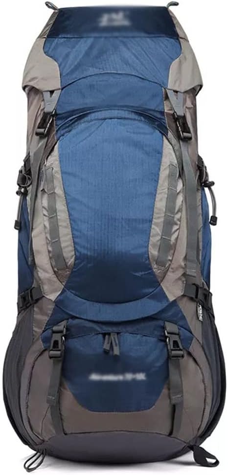 80L Outdoor Bag Large Capacity Sports Backpack Outer Frame Backpack Mountaineering Backpack(C)