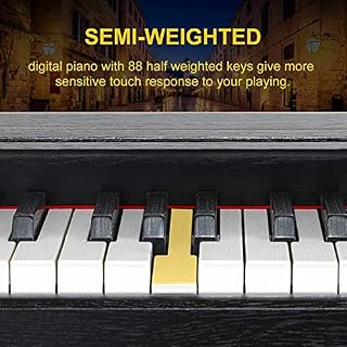 MYRCLMY Clavier De Piano Numérique Débutant avec Clavier Semi-Pondéré À La Taille Maximale De 88 Clés, Piano Électrique… - Les Beatles, Paul McCartney, John Lennon, RIngo Starr, George Harrison MYRCLMY Clavier De Piano Numérique Débutant avec Clavier Semi-Pondéré À La Taille Maximale De 88 Clés, Piano Électrique… – Image 2