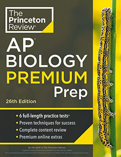 Buy Princeton Review AP Biology Premium Prep, 26th Edition: 6 Practice ...