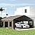 Outsunny 20' x 20' Heavy Duty Carport, Portable Garage Car Canopy Tent with Reinforced Galvanized Frame, 3 Roll-up Doors, 4 Mesh Windows for Cars, Trucks, Boats, Motorcycle, Bike, Dark Gray