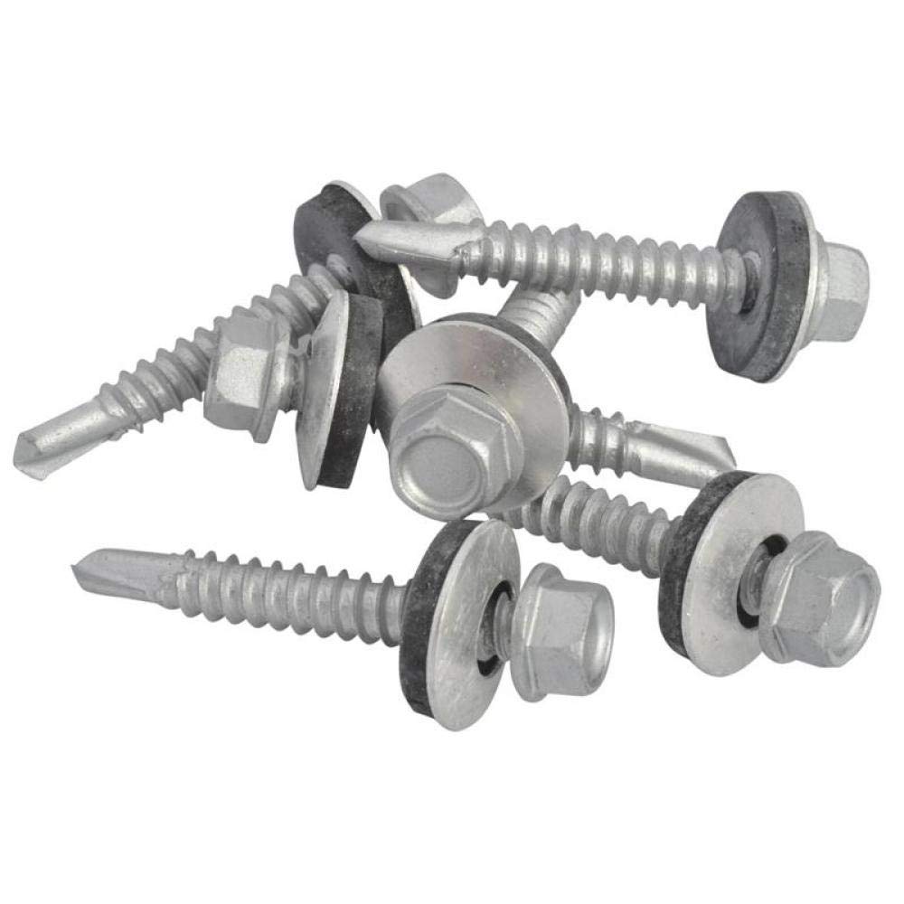 TechFast Light Duty Sheet to Steel Roofing Screws | 5.5 x 38mm | Elementech | Bag 100