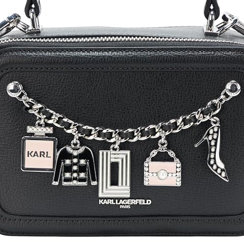 Image of KARL LAGERFELD Women's Simone Studded Camera Crossbody
