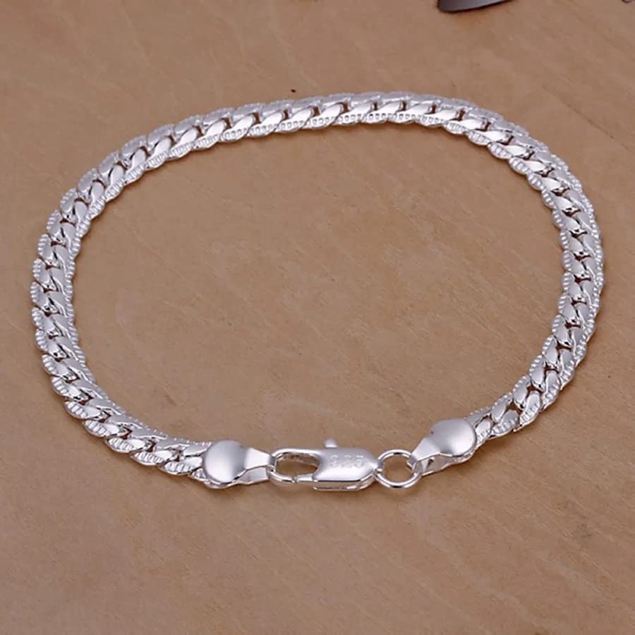 Bracelet chaîne de 5 mm pour hommes et femmes comme cadeaux de mariage
