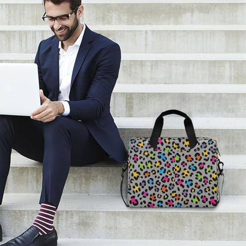 Maletín para portátil 15.6 pulgadas color gris leopardo miniatura 3