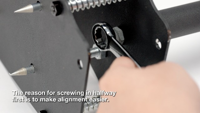 Herramienta manual con 11 púas para airear césped miniatura 7