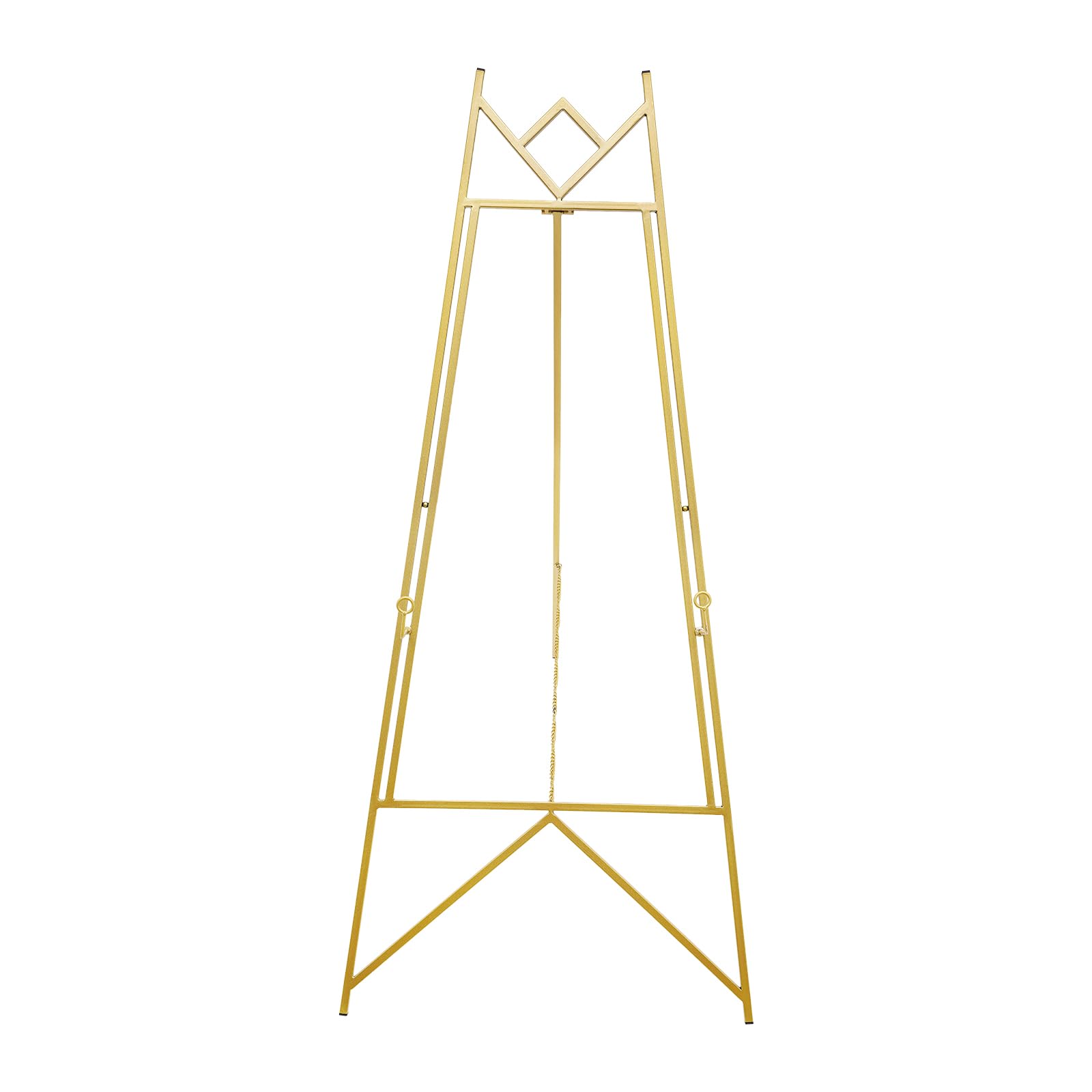 Gold Staffeleiständer, 48 x 113cm Bodenstaffelei Stativ für Willkommen & Schilder, Poster Staffelei für Hochzeiten Feiern Partys Malerei Kunstausstellungen