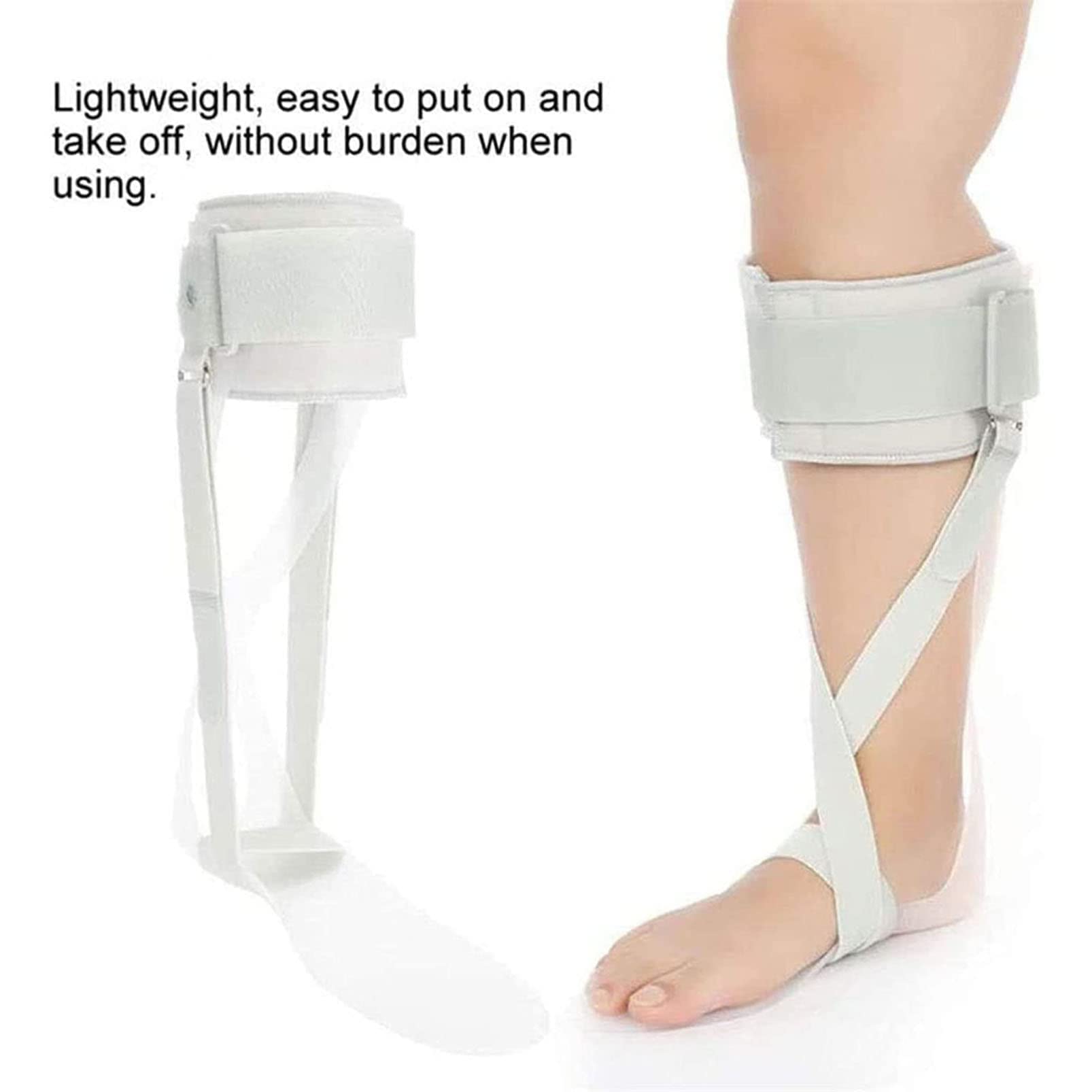 Orthèse de Pied Tombant, Orthèse Médicale d'attelle de Chute de Pied, Utilisé pour la Course, Marche Plus Facile d'hémiplégie (Droite, Gauche) XL